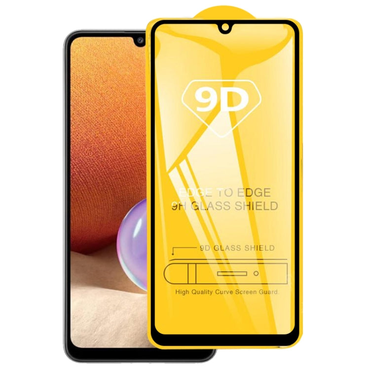9D Full Glue Screen Tempered Glass Film For Samsung Galaxy A32 4G