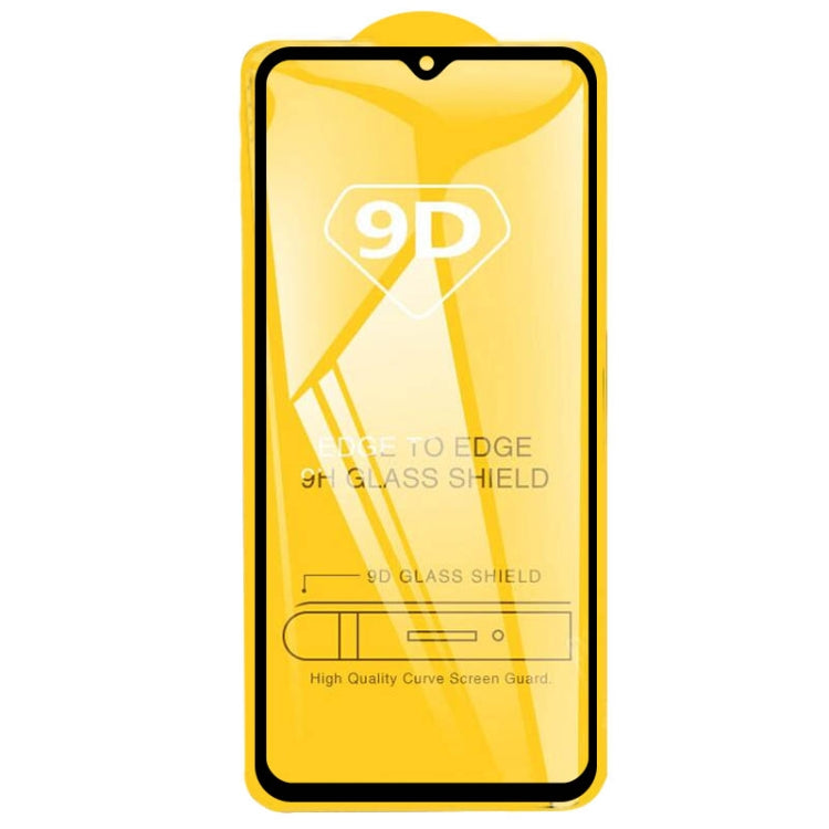 25 PCS 9D Full Glue Screen Tempered Glass Film For Xiaomi Redmi 10A / 9A / 9A Sport / 9C / 9C NFC / Poco C31 / 9 Activ