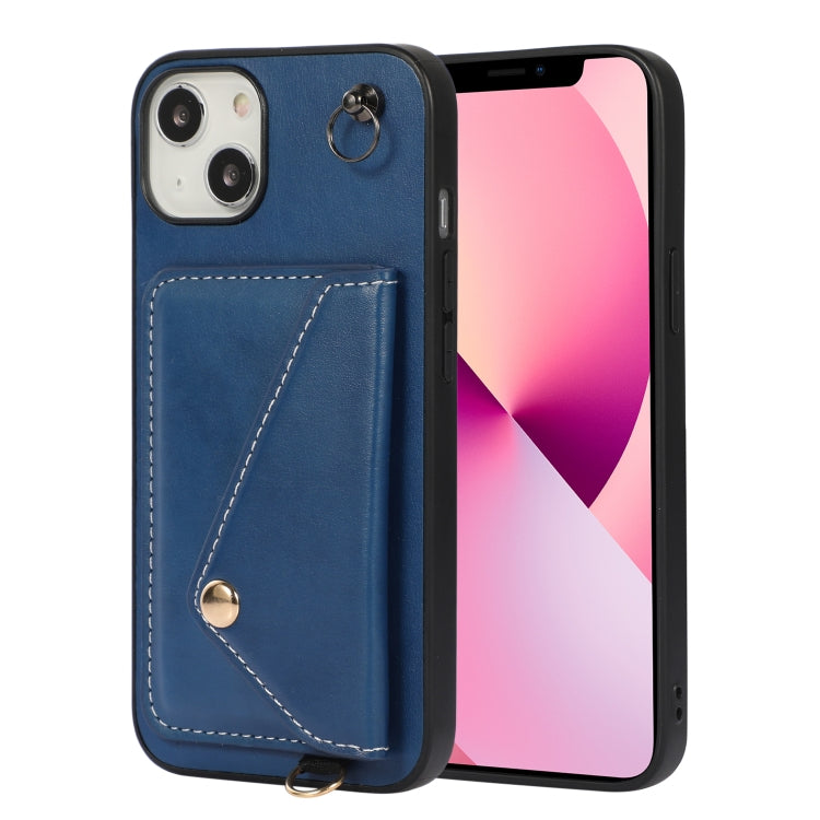 For iPhone 13 Crossbody Wallet Card Bag Phone Case