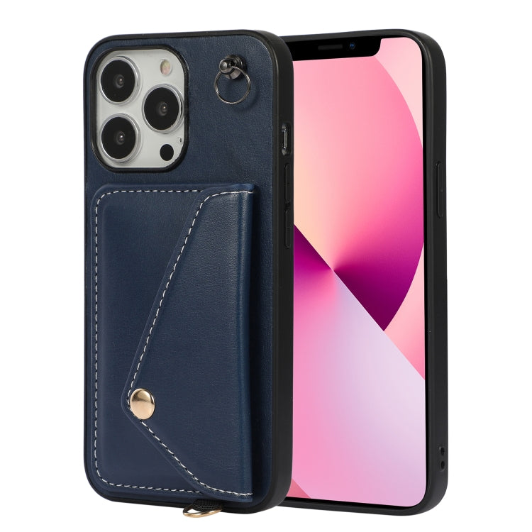 For iPhone 13 Pro Crossbody Wallet Card Bag Phone Case