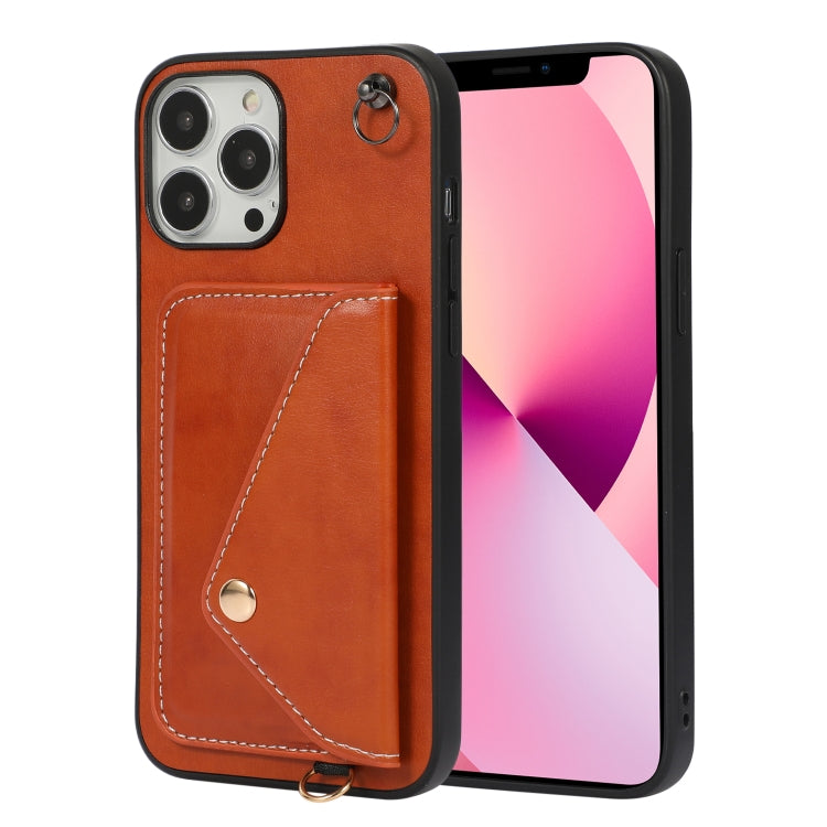For iPhone 13 Pro Max Crossbody Wallet Card Bag Phone Case