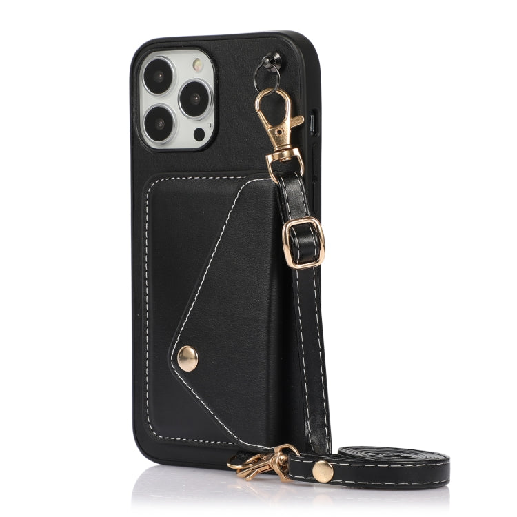 For iPhone 13 Pro Max Crossbody Wallet Card Bag Phone Case