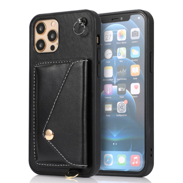 For iPhone 12 mini Crossbody Wallet Card Bag Phone Case