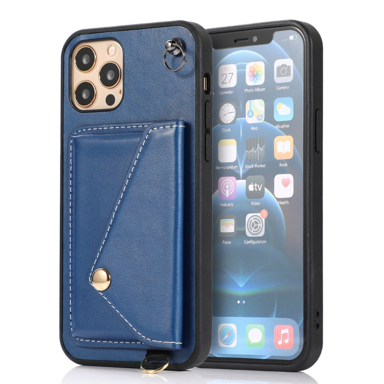 For iPhone 12 Pro Max Crossbody Wallet Card Bag Phone Case