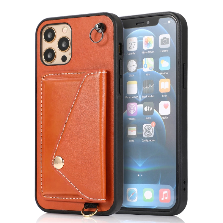 For iPhone 12 Pro Max Crossbody Wallet Card Bag Phone Case