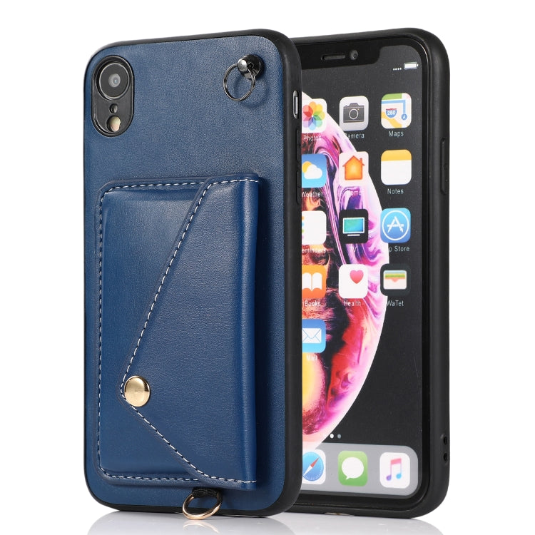 For iPhone XS Max Crossbody Wallet Card Bag Phone Case