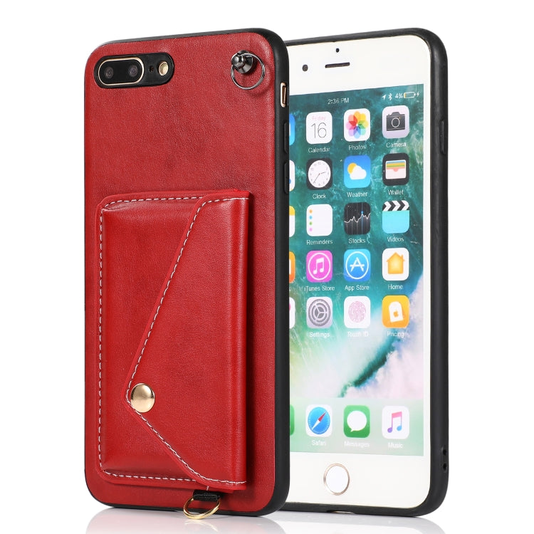 For iPhone SE 2022 / SE 2020 / 8 / 7 Crossbody Wallet Card Bag Phone Case