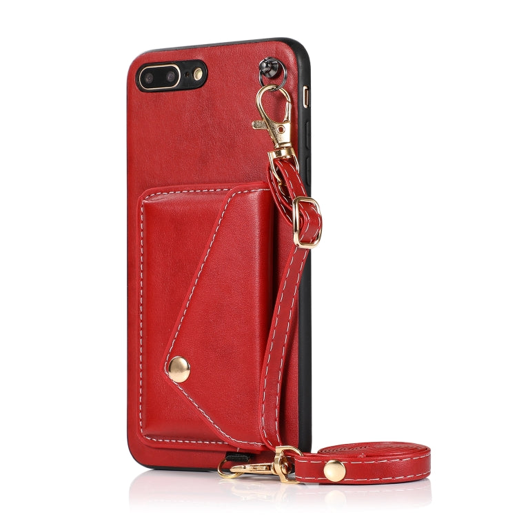 For iPhone SE 2022 / SE 2020 / 8 / 7 Crossbody Wallet Card Bag Phone Case