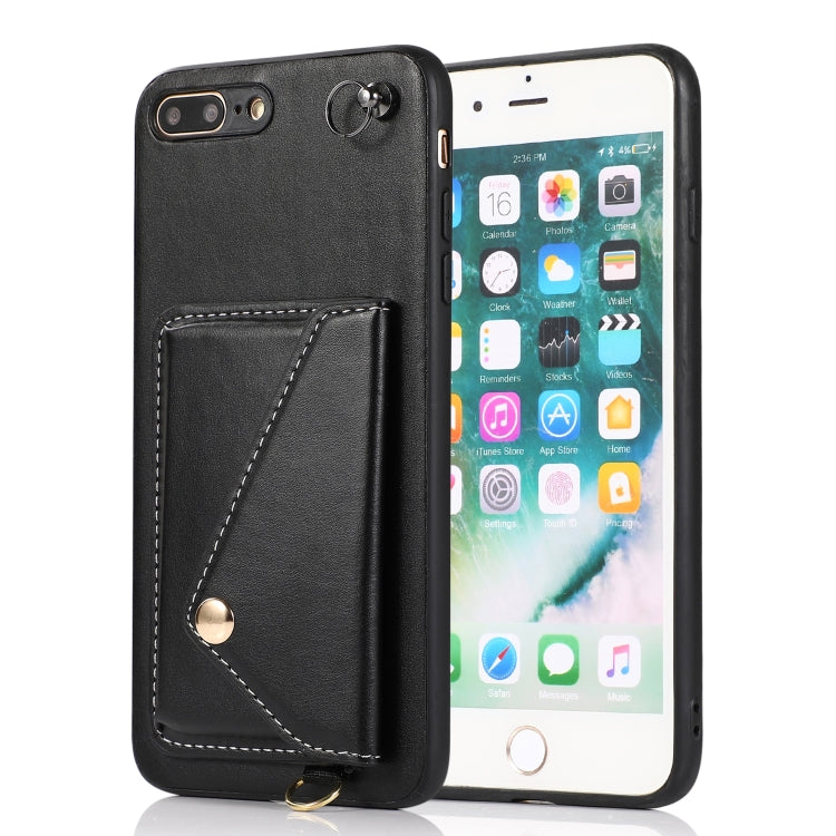 For iPhone SE 2022 / SE 2020 / 8 / 7 Crossbody Wallet Card Bag Phone Case