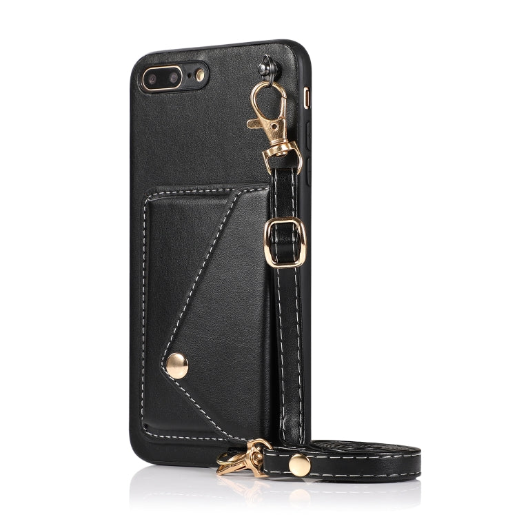 For iPhone SE 2022 / SE 2020 / 8 / 7 Crossbody Wallet Card Bag Phone Case