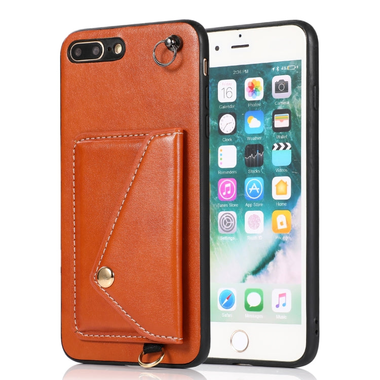 Crossbody Wallet Card Bag Phone Case For iPhone 8 Plus / 7 Plus