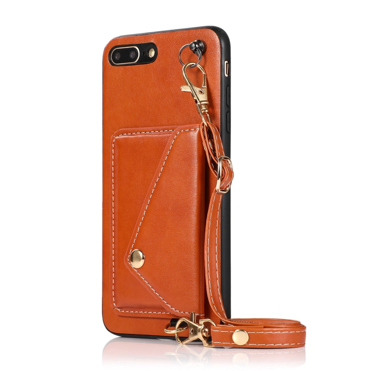 Crossbody Wallet Card Bag Phone Case For iPhone 8 Plus / 7 Plus
