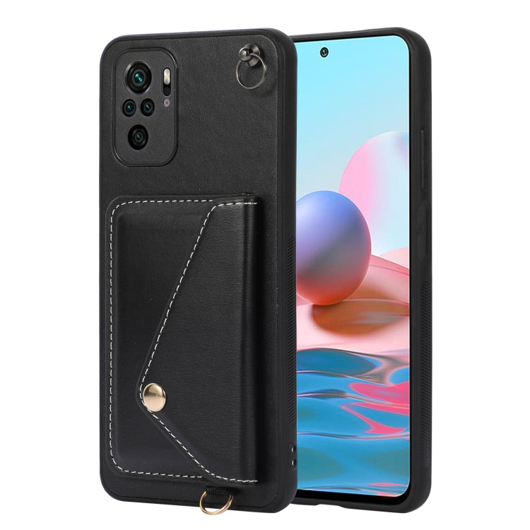 For Xiaomi Redmi Note 10 Crossbody Wallet Card Bag Phone Case