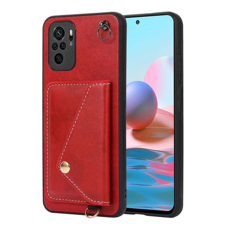 For Xiaomi Redmi Note 10 Crossbody Wallet Card Bag Phone Case