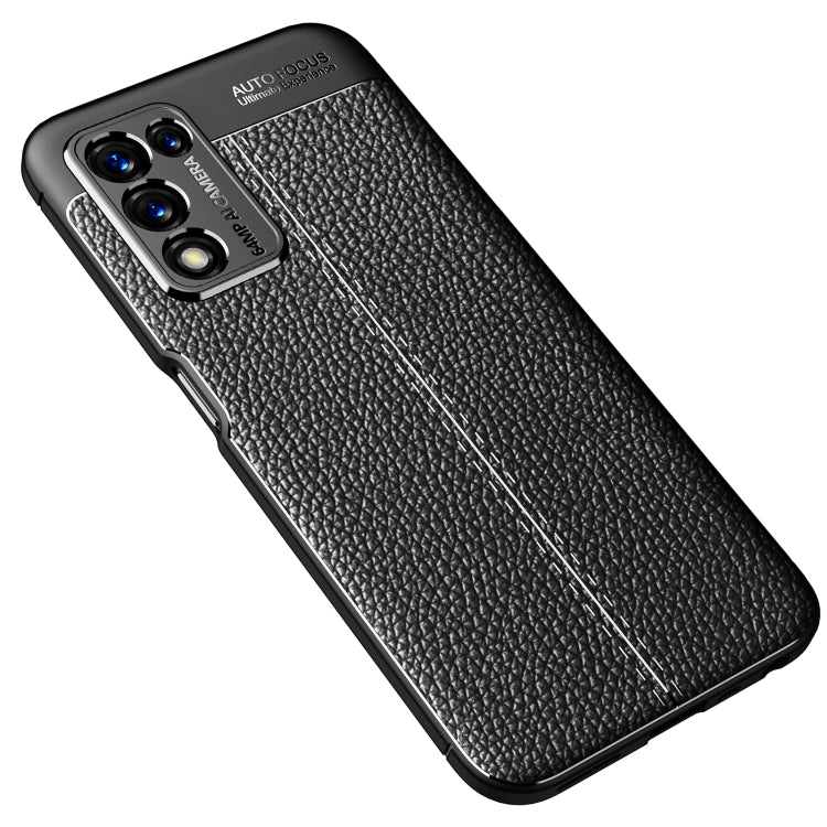 For OPPO K9s Litchi Texture TPU Shockproof Phone Case