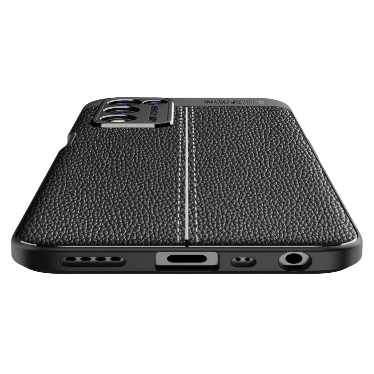 For OPPO K9s Litchi Texture TPU Shockproof Phone Case