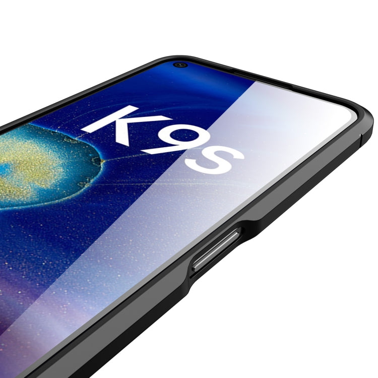 For OPPO K9s Litchi Texture TPU Shockproof Phone Case