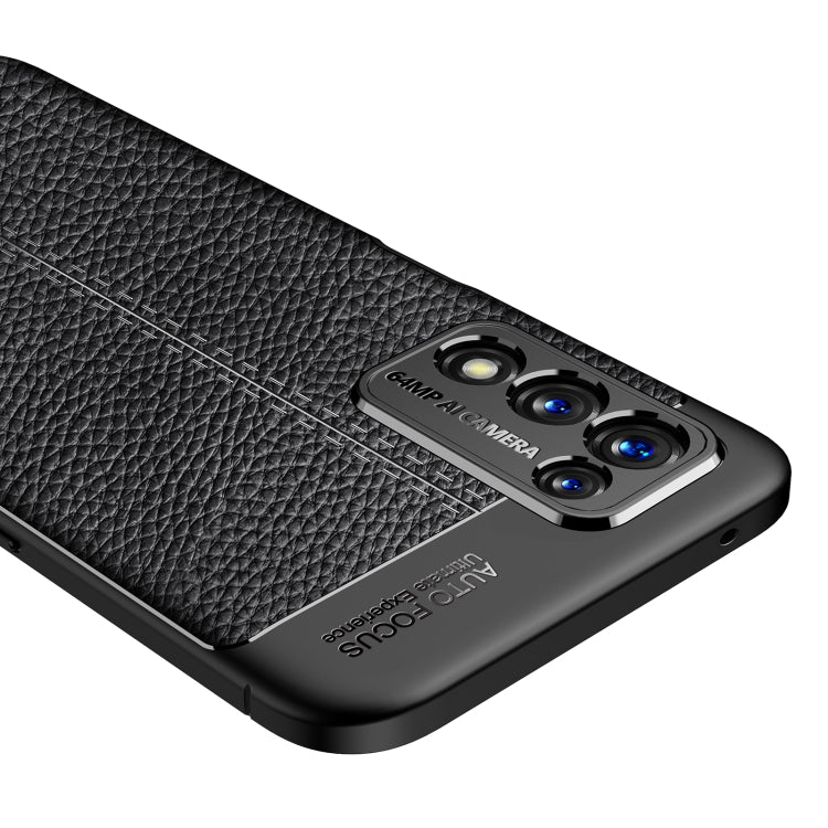 For OPPO K9s Litchi Texture TPU Shockproof Phone Case