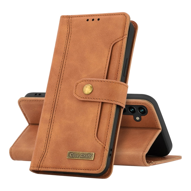 For Samsung Galaxy A13 5G Case Craft Multifunctional Horizontal Flip Leather Phone Case