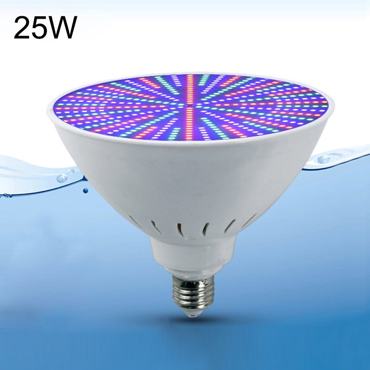 ABS Plastic LED Pool Bulb Underwater Light, Light Color:Colorful Light