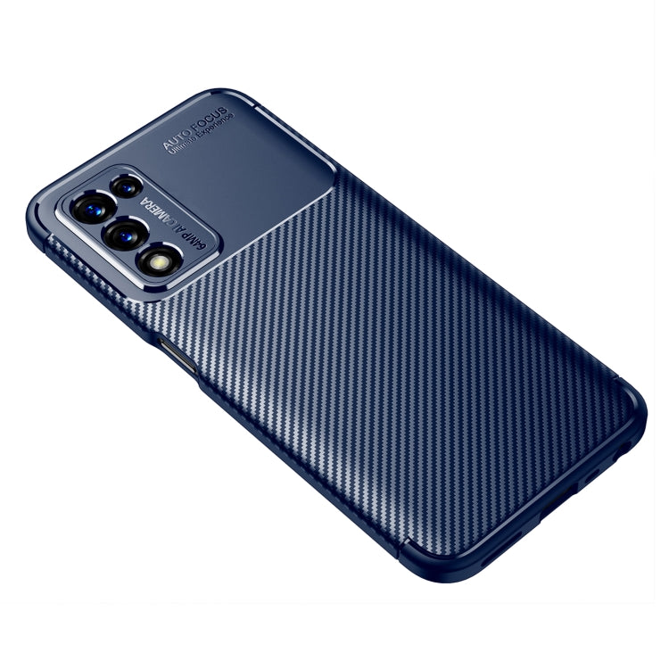 For OPPO K9s Carbon Fiber Texture Shockproof TPU Phone Case