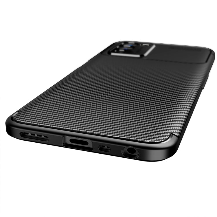 For OPPO K9s Carbon Fiber Texture Shockproof TPU Phone Case