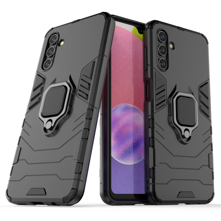 For Samsung Galaxy A13 5G&4G / A04s Shockproof PC + TPU Phone Case with Magnetic Ring Holder