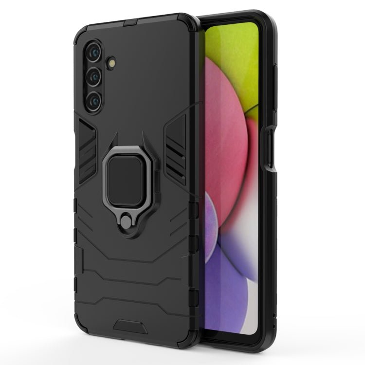 For Samsung Galaxy A13 5G&4G / A04s Shockproof PC + TPU Phone Case with Magnetic Ring Holder