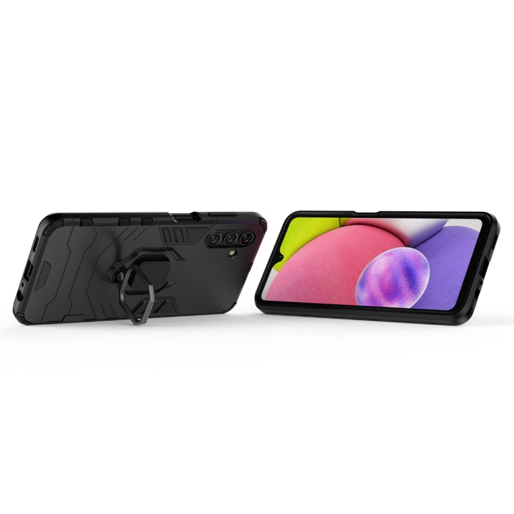 For Samsung Galaxy A13 5G&4G / A04s Shockproof PC + TPU Phone Case with Magnetic Ring Holder