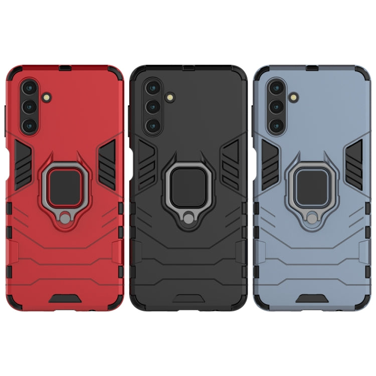 For Samsung Galaxy A13 5G&4G / A04s Shockproof PC + TPU Phone Case with Magnetic Ring Holder