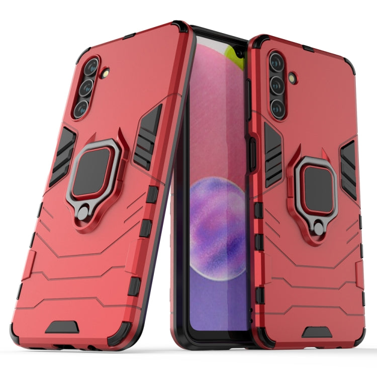 For Samsung Galaxy A13 5G&4G / A04s Shockproof PC + TPU Phone Case with Magnetic Ring Holder