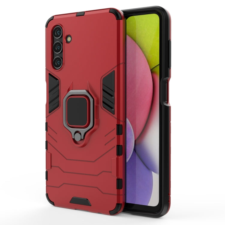 For Samsung Galaxy A13 5G&4G / A04s Shockproof PC + TPU Phone Case with Magnetic Ring Holder