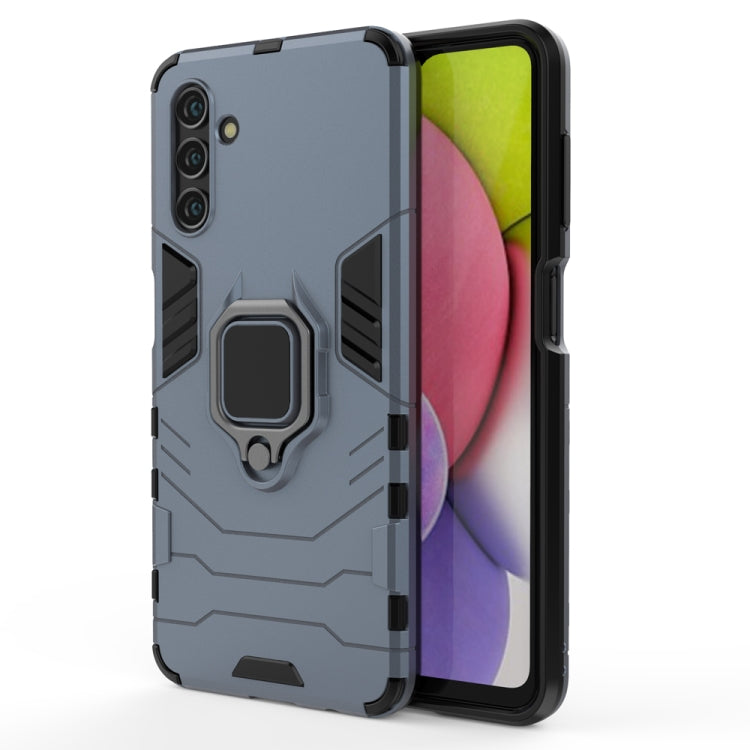 For Samsung Galaxy A13 5G&4G / A04s Shockproof PC + TPU Phone Case with Magnetic Ring Holder