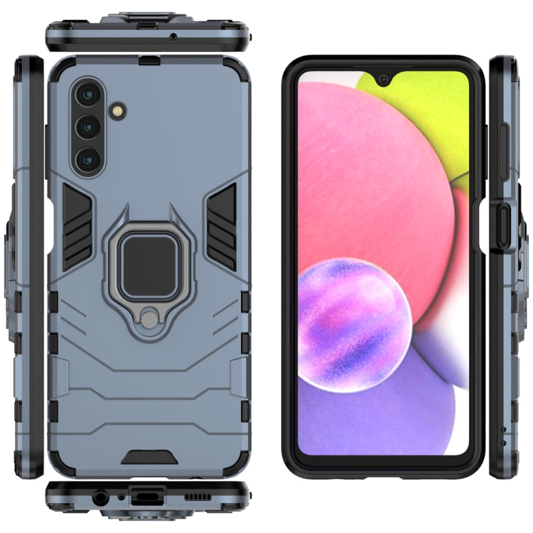 For Samsung Galaxy A13 5G&4G / A04s Shockproof PC + TPU Phone Case with Magnetic Ring Holder