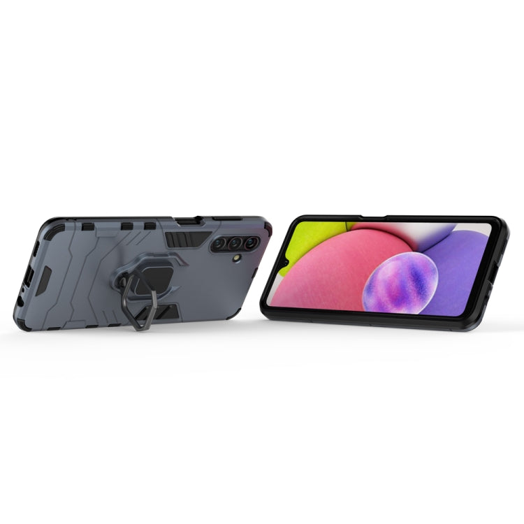 For Samsung Galaxy A13 5G&4G / A04s Shockproof PC + TPU Phone Case with Magnetic Ring Holder