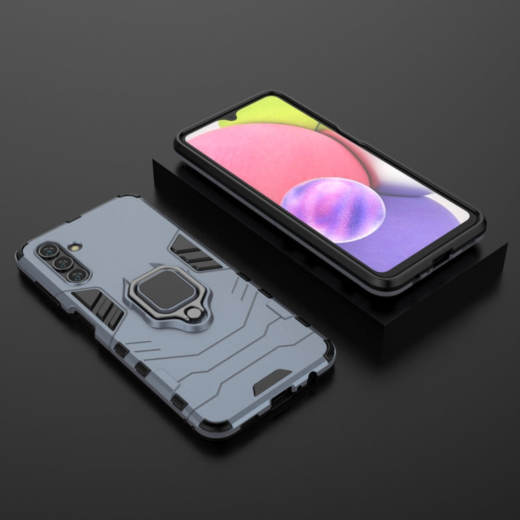 For Samsung Galaxy A13 5G&4G / A04s Shockproof PC + TPU Phone Case with Magnetic Ring Holder