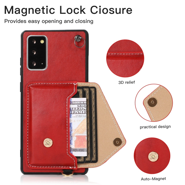 For Samsung Galaxy Note20 Crossbody Wallet Card Bag Phone Case