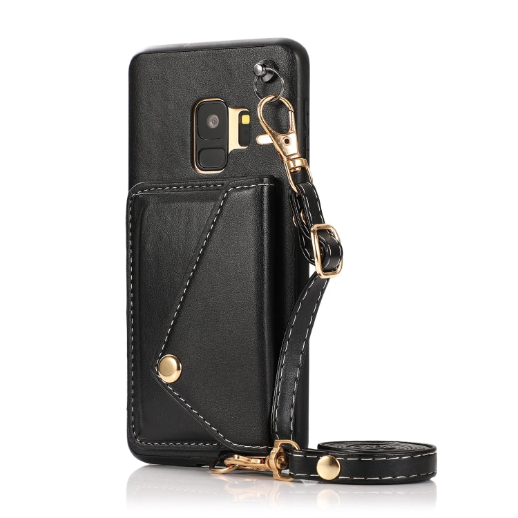 For Samsung Galaxy S9+ Crossbody Wallet Card Bag Phone Case