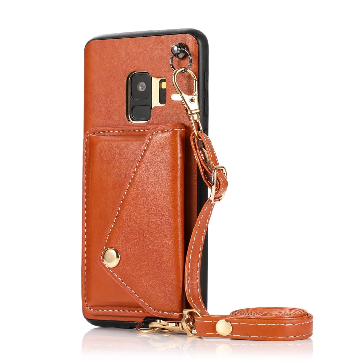 For Samsung Galaxy S9+ Crossbody Wallet Card Bag Phone Case