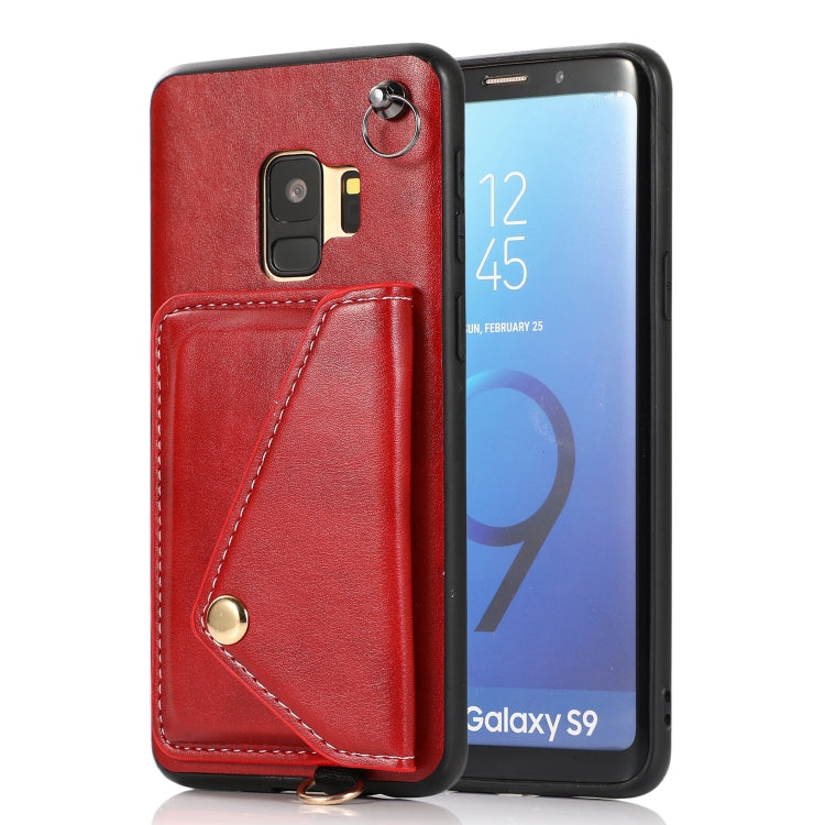 For Samsung Galaxy S9+ Crossbody Wallet Card Bag Phone Case