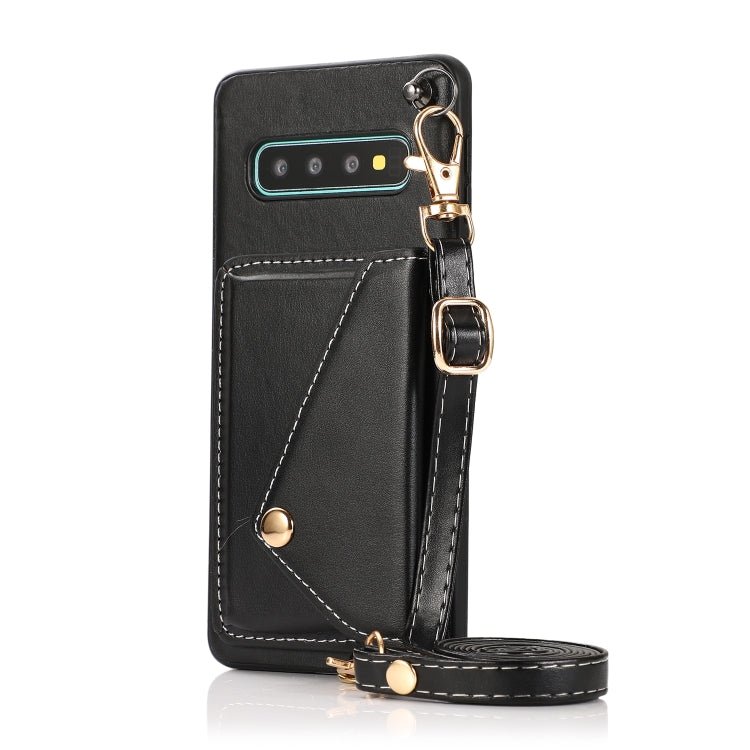For Samsung Galaxy S10+ Crossbody Wallet Card Bag Phone Case