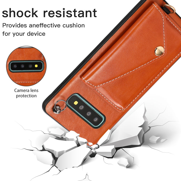 For Samsung Galaxy S10+ Crossbody Wallet Card Bag Phone Case