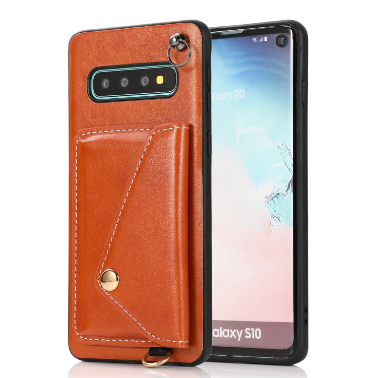 For Samsung Galaxy S10+ Crossbody Wallet Card Bag Phone Case