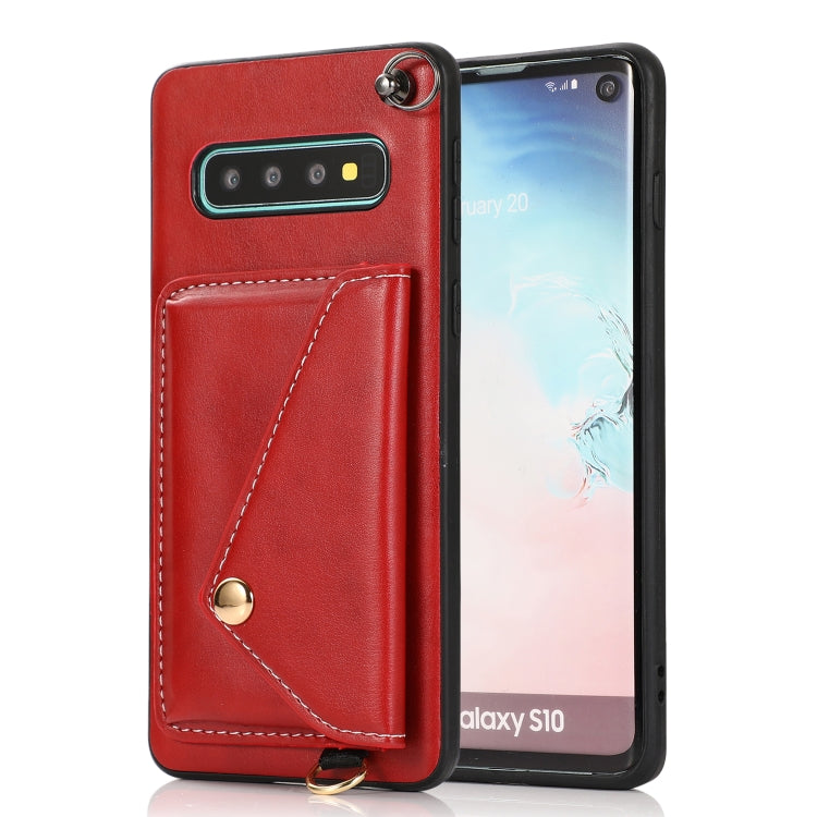 For Samsung Galaxy S10+ Crossbody Wallet Card Bag Phone Case