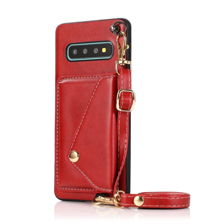 For Samsung Galaxy S10+ Crossbody Wallet Card Bag Phone Case