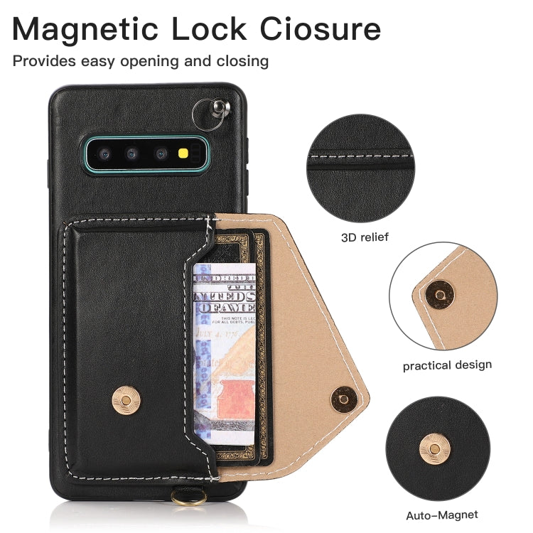 For Samsung Galaxy S10+ Crossbody Wallet Card Bag Phone Case