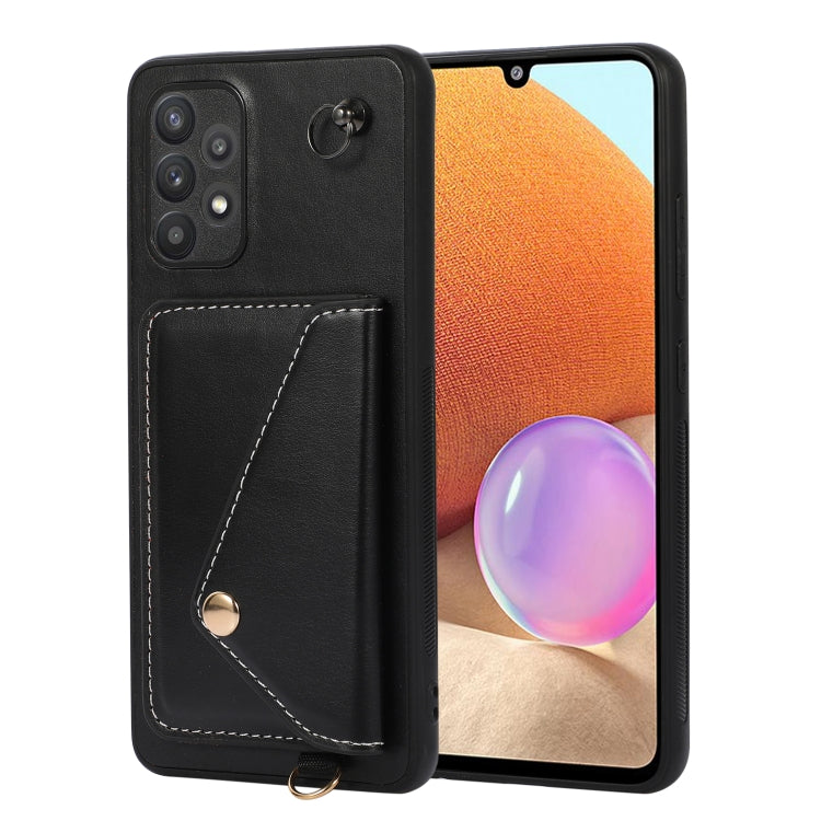 For Samsung Galaxy A32 4G Crossbody Wallet Card Bag Phone Case