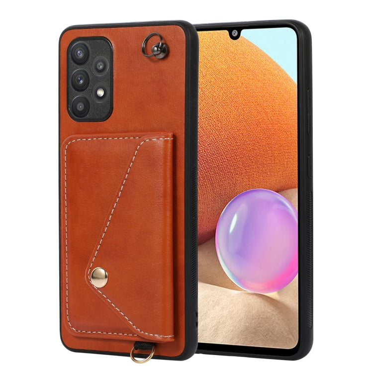 For Samsung Galaxy A32 4G Crossbody Wallet Card Bag Phone Case