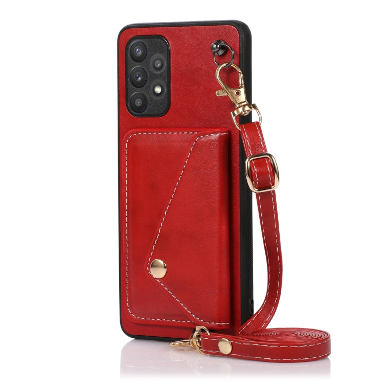 For Samsung Galaxy A32 4G Crossbody Wallet Card Bag Phone Case