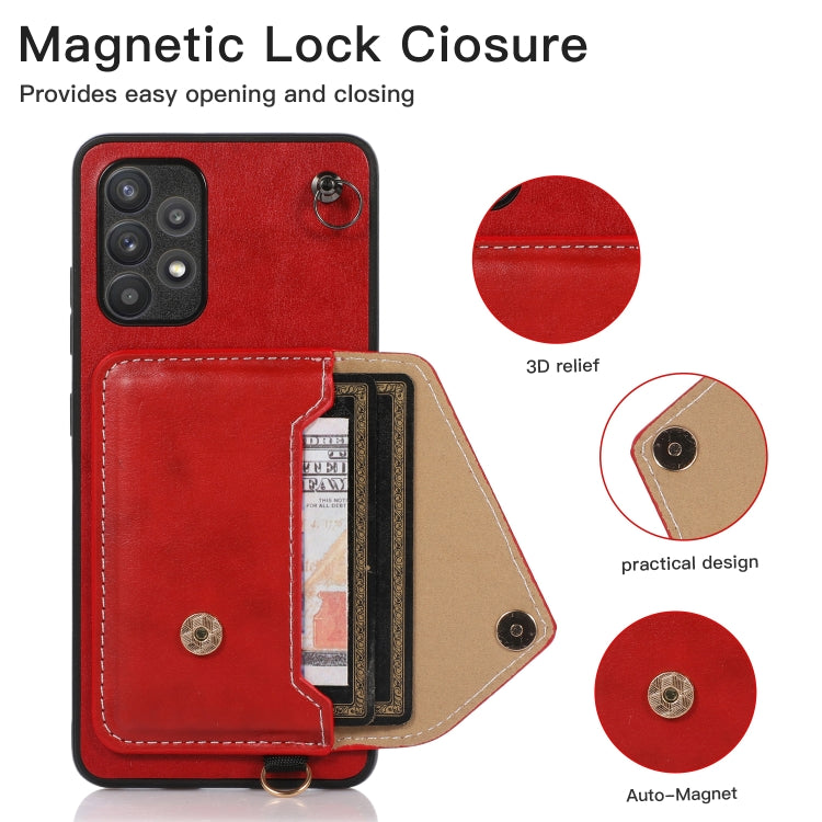 For Samsung Galaxy A32 4G Crossbody Wallet Card Bag Phone Case